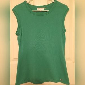 Calvin Klein Size Small Green Sweater Vest
